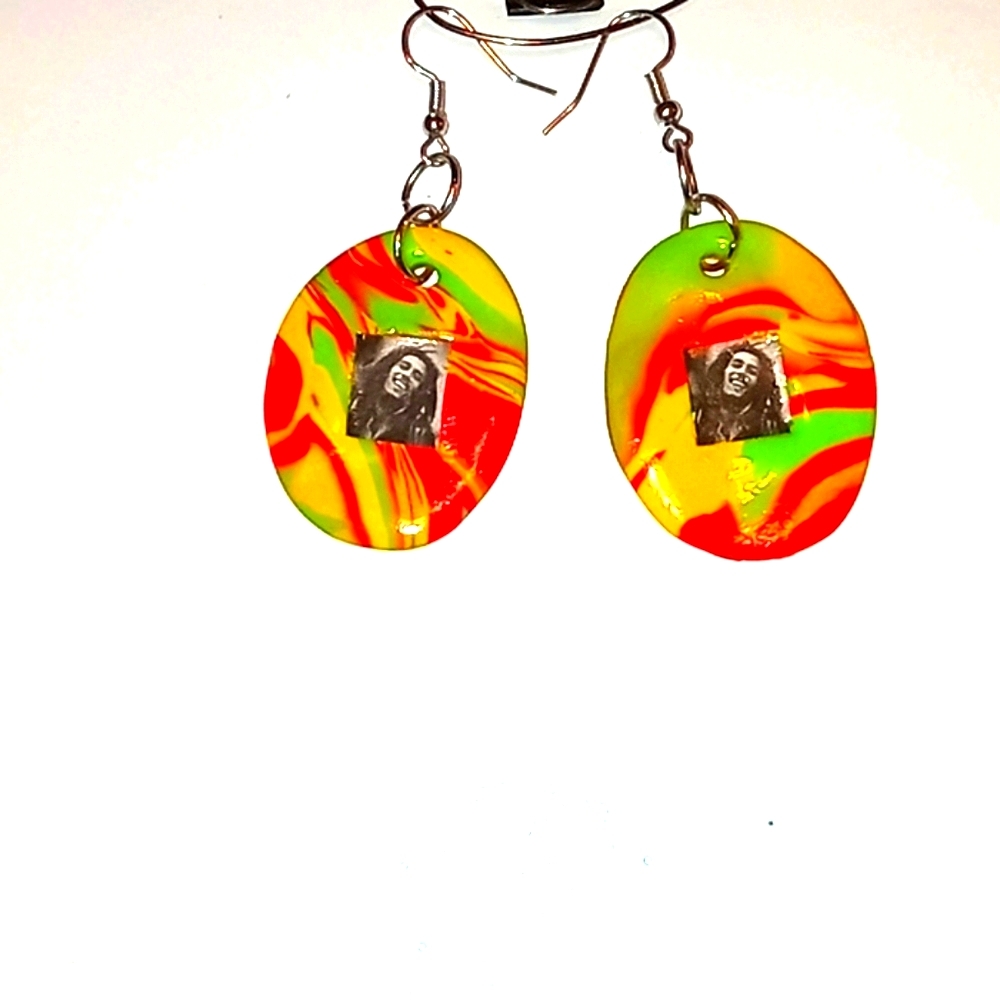 Clay earrings-Marley Vibes